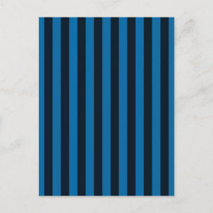 Blue Vertical Stripes Background Customise This! Postcard