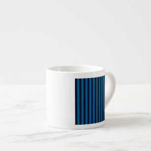 Blue Vertical Stripes Background Decor Espresso Cup