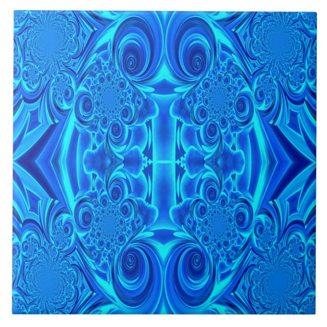 Blue Vibrant Tile (Front)