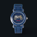 Blue Video Game Controller Watch<br><div class="desc">This fun watch features a cool vector illustration of a video games controller and can be personalised with your child's name,  monogram,  initial,  or any text of your choice for a perfect custom gift.</div>