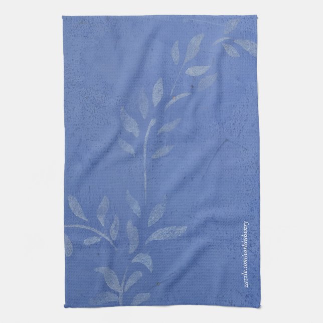 Blue Vine Kitchen Towels (Vertical)
