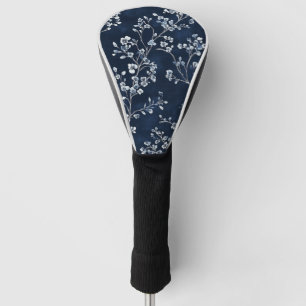 Blue Vintage Floral Toile Pattern (13) Golf Head Cover