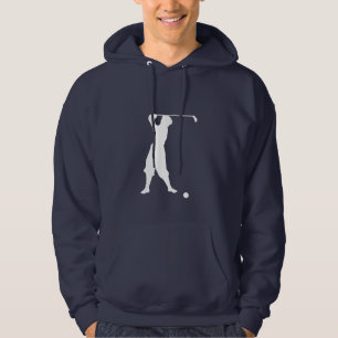 Blue Vintage Golfer Hoodie