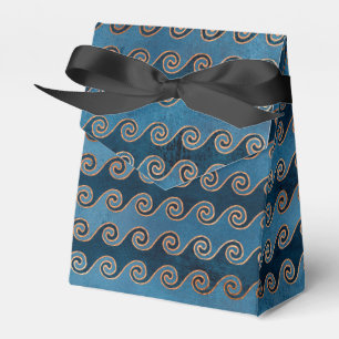 Blue Vintage Grunge Nautical Favour Box