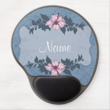Blue Vintage Personalised Mousepad