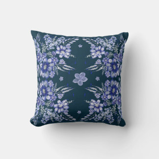 Blue Vintage Square Cushion