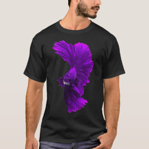 Blue violet Beta Fish T-Shirt