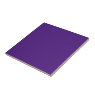 Blue-violet (color wheel) (solid color)  ceramic tile