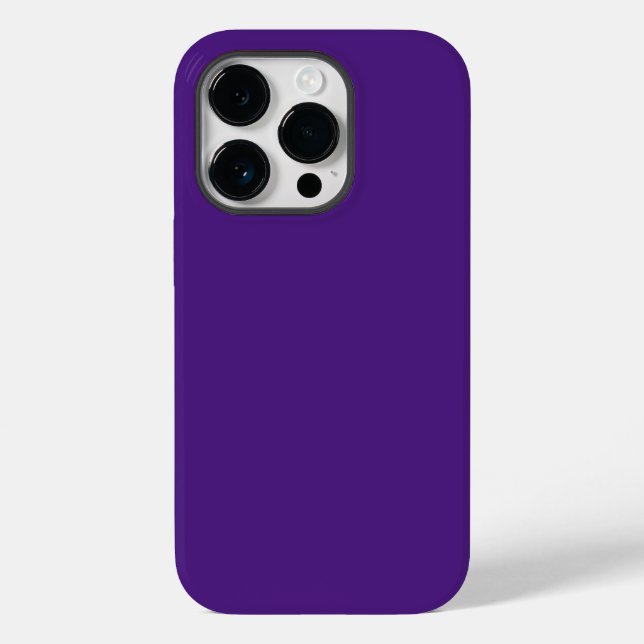 Blue-violet (colour wheel) (solid colour)  Case-Mate iPhone case (Back)