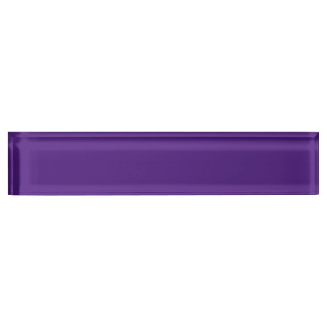 Blue-violet (colour wheel) (solid colour)  nameplate (Front)