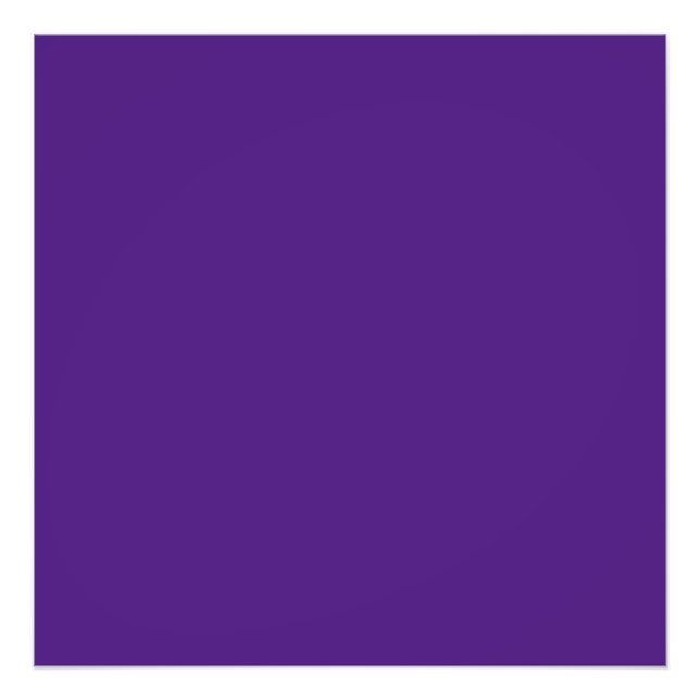 Blue-violet (colour wheel) (solid colour)  photo print (Front)