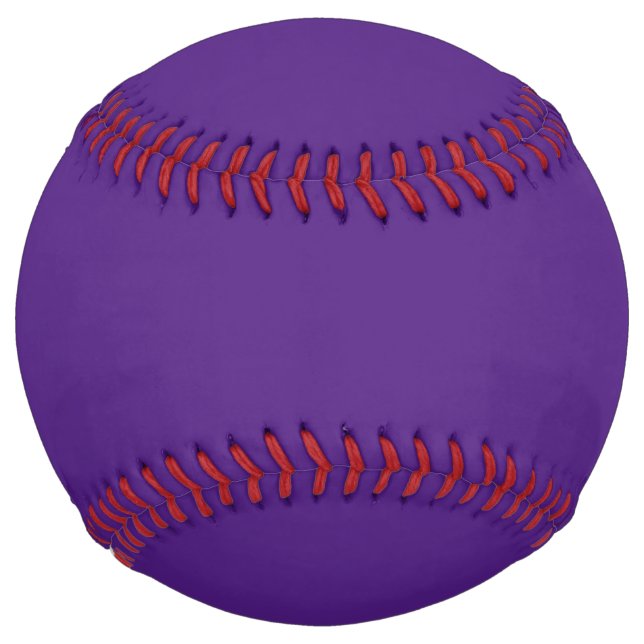 Blue-violet (colour wheel) (solid colour)  softball (Front)