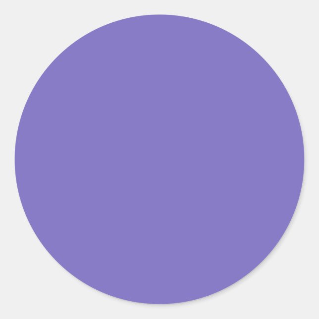 Blue-violet (Crayola) (solid colour)  Classic Round Sticker (Front)
