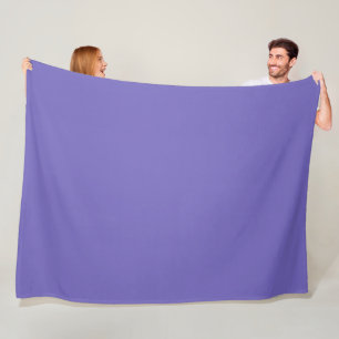 Blue-violet (Crayola)(solid colour) Fleece Blanket