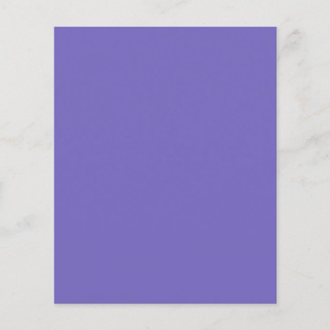 Blue-violet (Crayola)(solid colour)  Flyer (Front)
