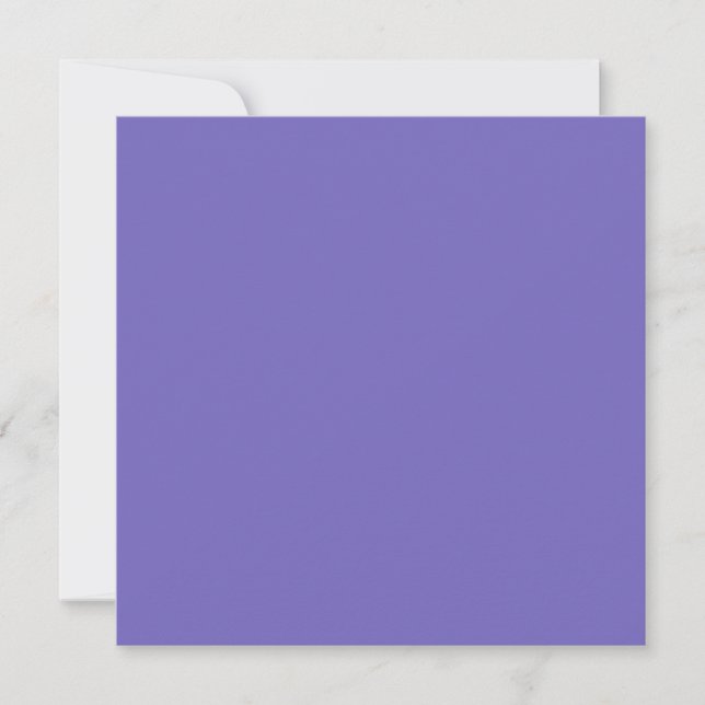 Blue-violet (Crayola)(solid colour)  Holiday Card (Front)