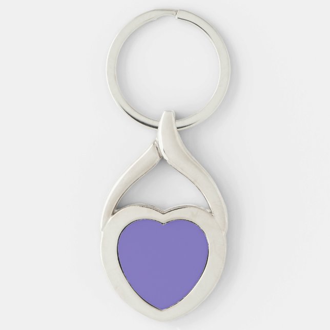 Blue-violet (Crayola)(solid colour)  Key Ring (Front)