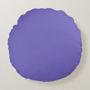 Blue-violet (Crayola)(solid colour) Round Cushion
