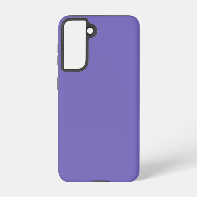 Blue-violet (Crayola) (solid colour)  Samsung Galaxy S21 Case (Back)