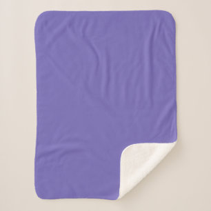 Blue-violet (Crayola)(solid colour)  Sherpa Blanket