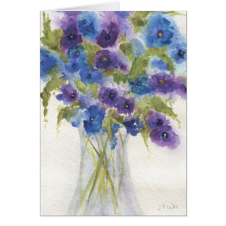 Blue Violet Pansies