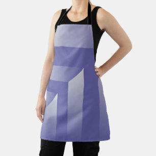 Blue violet shades apron