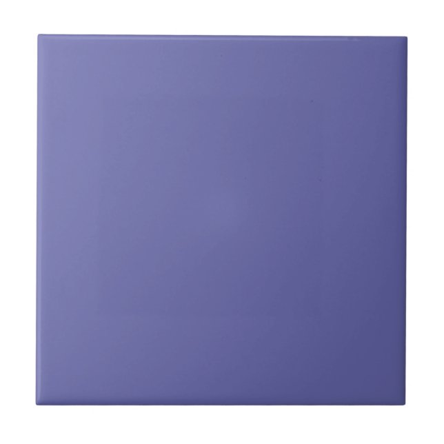 Blue Violet Solid Colour Ceramic Tile (Front)