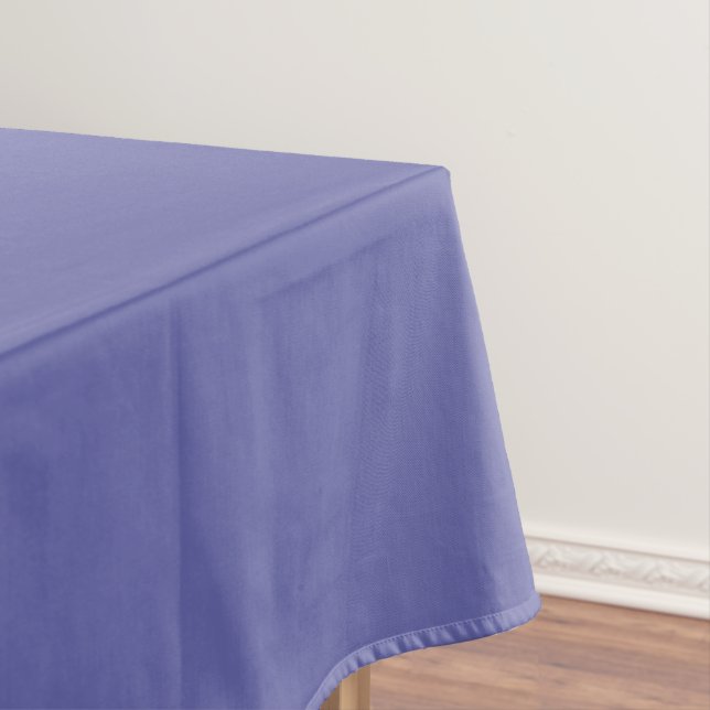Blue Violet Solid Colour Tablecloth (In Situ)