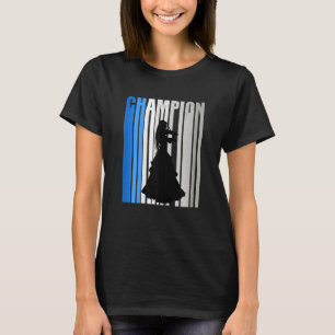 Blue Violin Champion Girl Coach Violinist Player C T-Shirt