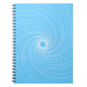 Blue Vortex Notebook