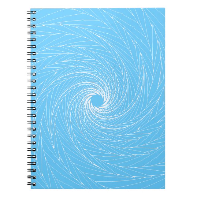 Blue Vortex Notebook (Front)