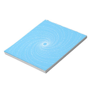Blue Vortex Notepad