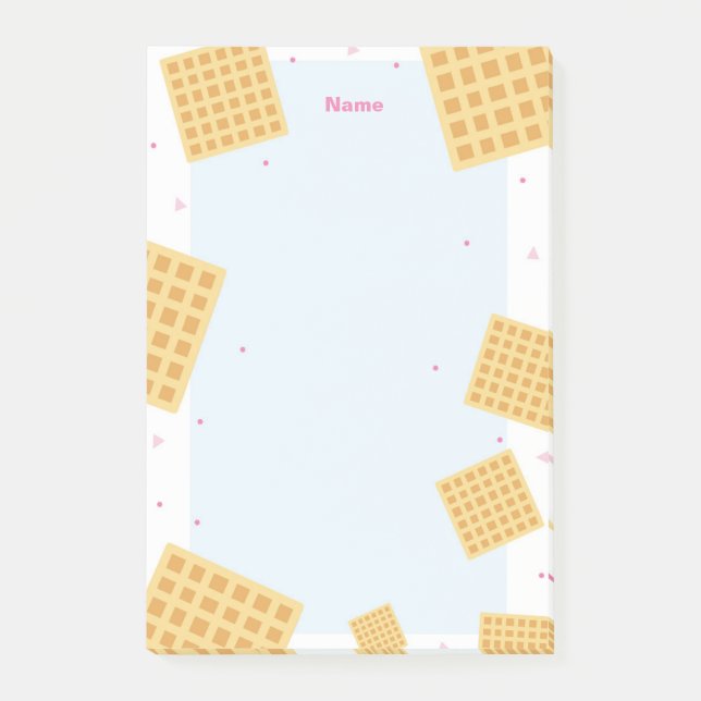 Blue Waffles Post it Notes (Front)