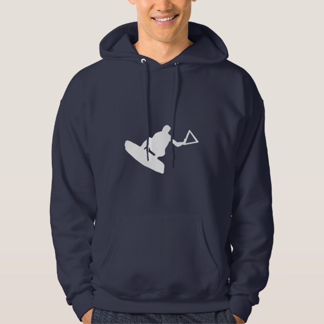 Blue Wakeboarder Hoodie (Front)