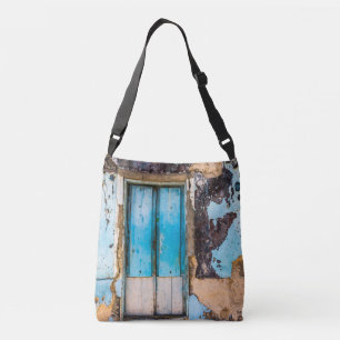 Blue wall and door crossbody bag
