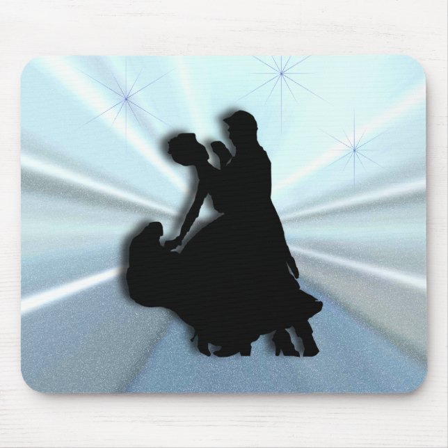 Blue Waltz Mouse Pad (Front)