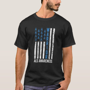 Blue Warrior For Women & Men Als Awareness T-Shirt