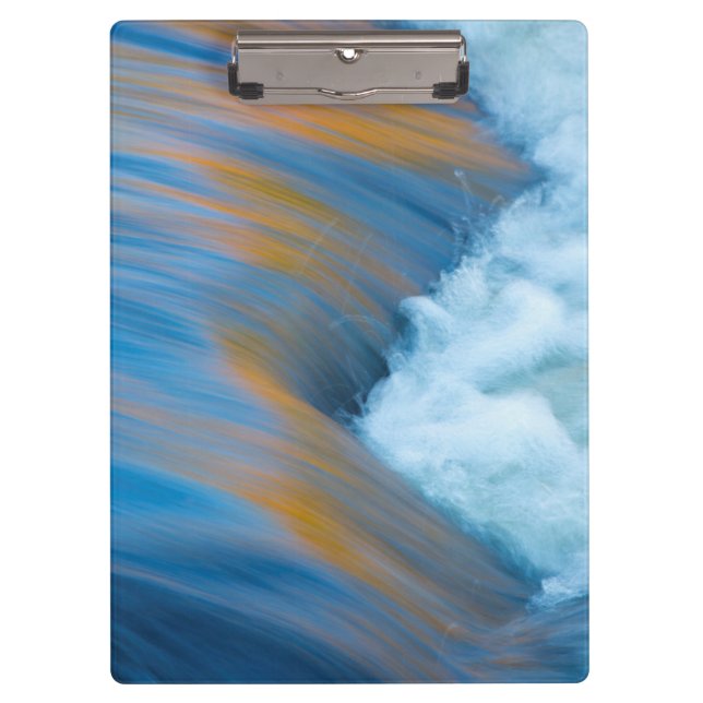 Blue water abstract, Canada Clipboard (Front)