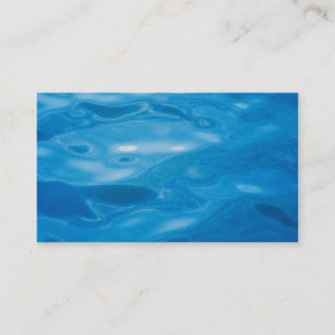 Blue Water Background - Customised Template Business Card