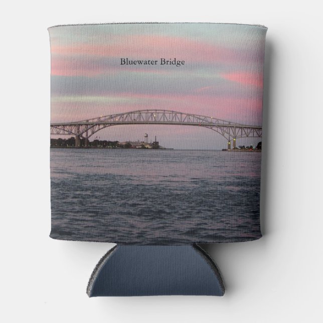Blue Water Bridge can cooler (Front)