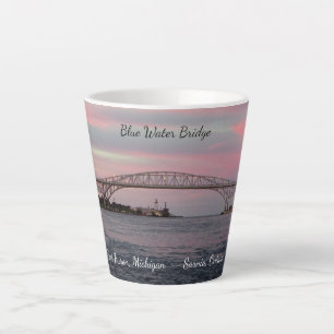 Blue Water Bridge latte mug
