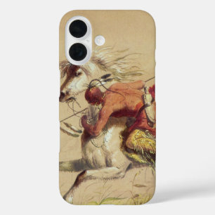 Blue Water Creek Battle By Alfred Jacob Miller iPhone 16 Case