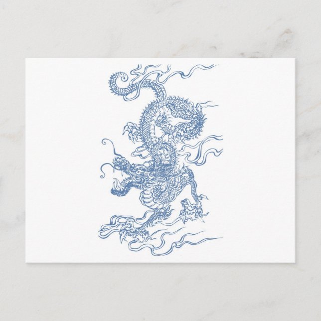 Blue Water Dragon 2012 Postcard (Front)