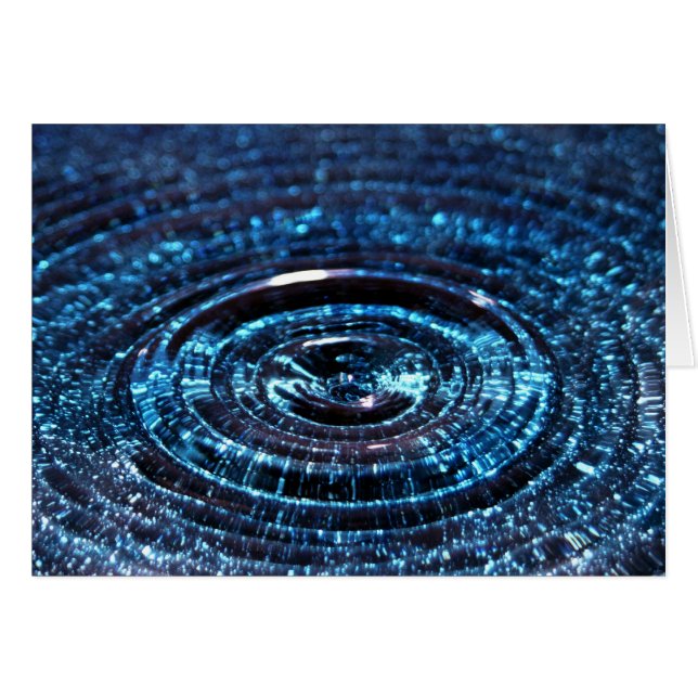 Blue Water Drop (Front Horizontal)