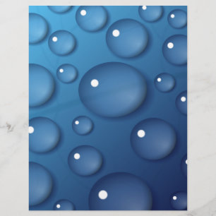 Blue Water Drop Texture