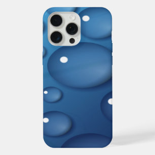 Blue Water Drop Texture iPhone Case