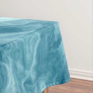 Blue Water Marble   Tablecloth
