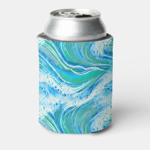 Blue Water Ocean Sea Waves Can Cooler