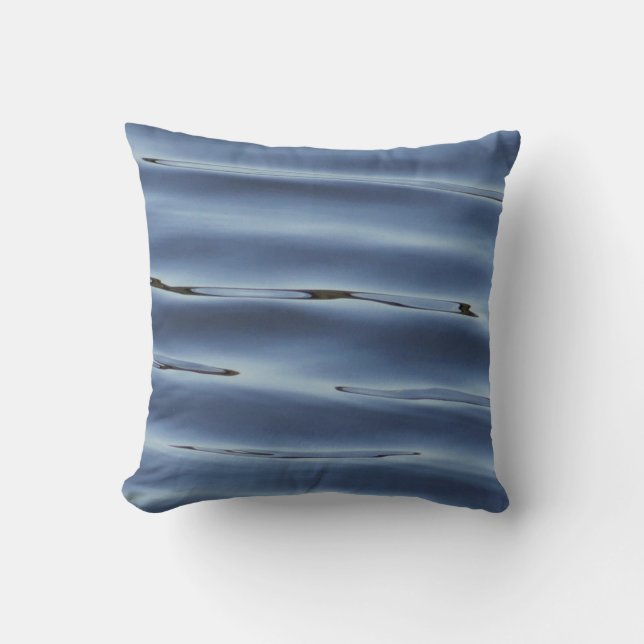 Blue water pattern cushion (Front)