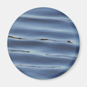 Blue water pattern magnet